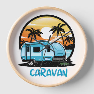 Uhr mit Caravan