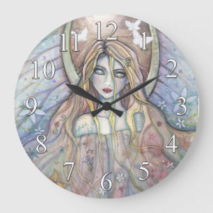 Uhr mit Fantasy-Kunst 'Engel der Hoffnung'