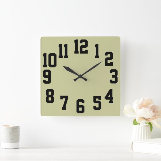 Uhr mit großen Nummern einfach lesen (Zuhause)