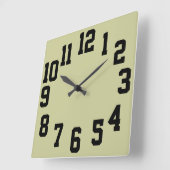 Uhr mit großen Nummern einfach lesen (Winkel)