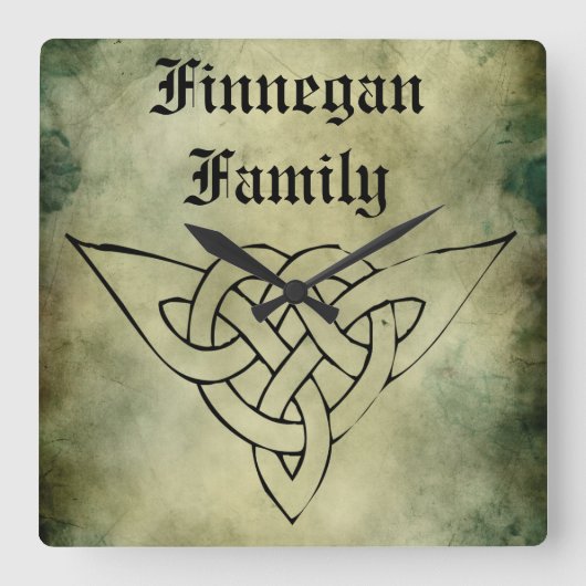 Uhr mit irischem Symbol (Vorderseite)