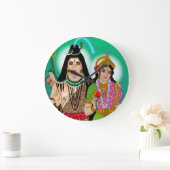 Uhr mit Lord Shiv Parvati (Zuhause)
