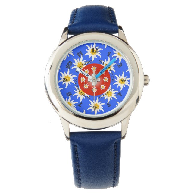 Uhr mit Schweizer-Entwurf Schweiz Suisse (Vorderseite)