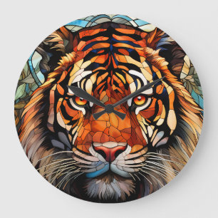 Uhr mit Tiger-Design