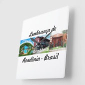 Uhr Mitbringsel aus Rondônia (Winkel)