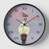 Uhr - Nachtreiher auf Street Lamp (Vorderseite)