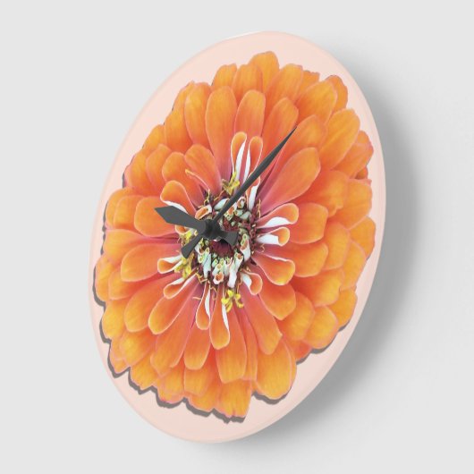 Uhr - Orange Zinnia (Winkel)