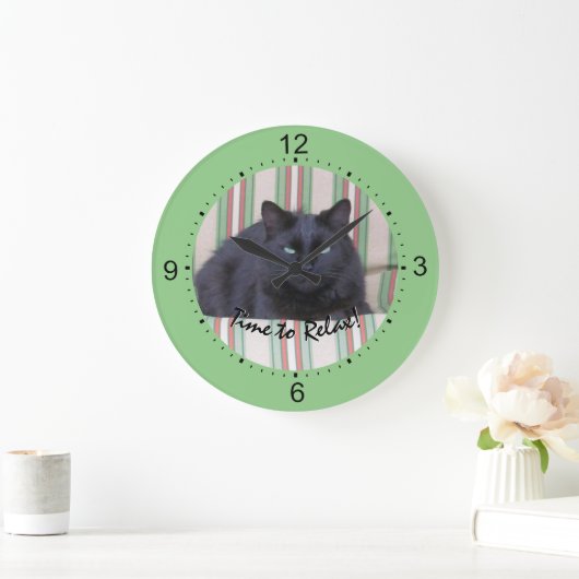 Uhr - Pet Image Time to Relax (Zuhause)