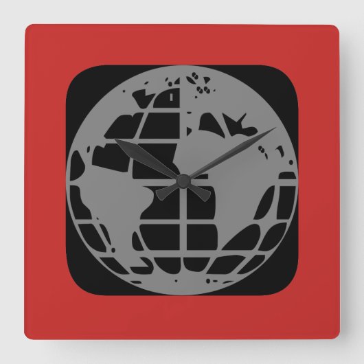 Uhr "Planet Erde" (Vorderseite)