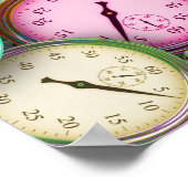 Uhr-Poster Poster (Ecke)