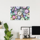 Uhr-Poster Poster (Heimbüro)