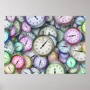 Uhr-Poster Poster