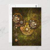 Uhr Postkarte (Vorne/Hinten)