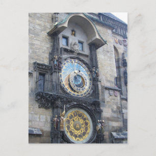 Uhr Postkarte