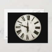 Uhr Postkarte (Vorne/Hinten)
