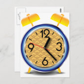 Uhr Postkarte (Vorne/Hinten)