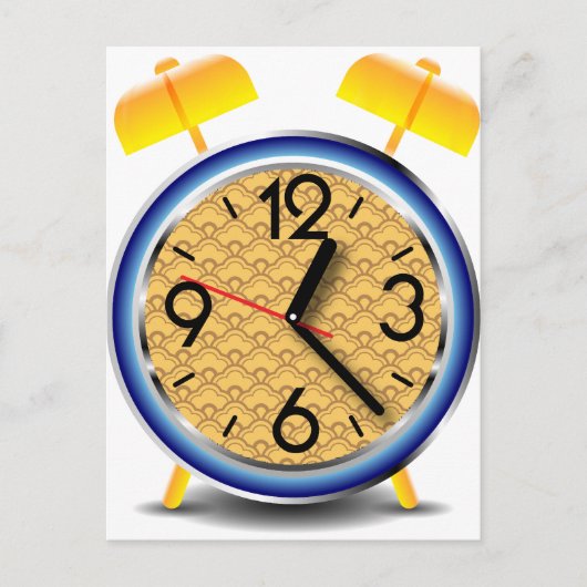 Uhr Postkarte (Vorderseite)