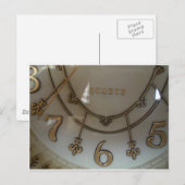 Uhr Postkarte (Vorne/Hinten)