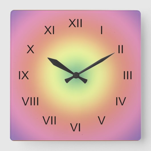 Uhr - Rainbow Circles (Vorderseite)