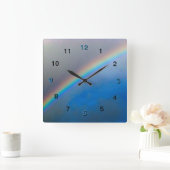 Uhr - Regenbogen in Stormy Sky (Zuhause)