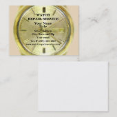 Uhr-Reparatur-Visitenkarte Visitenkarte (Vorne/Hinten)