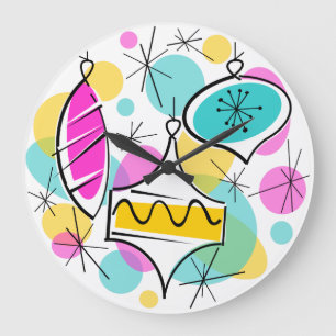 Uhr Retro Tree Baubles