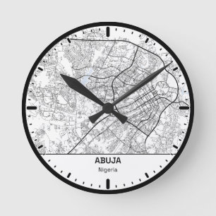 Uhr Runde Abuja Uhr City Line Art