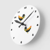 Uhr: Runde Wanduhr (Winkel)