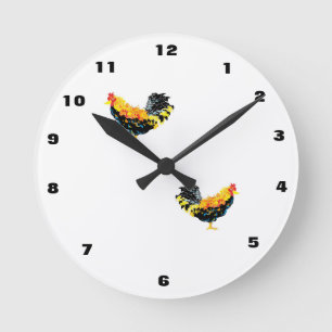 Uhr: Runde Wanduhr