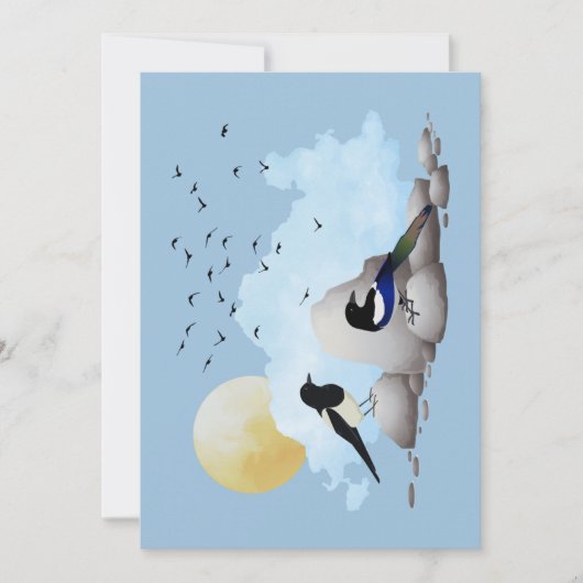 "Uhr" Save The Date (Vorderseite)