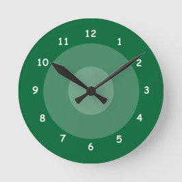 Uhr - schattierte Kreise