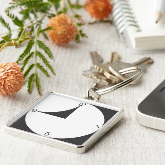 Uhr Schlüsselanhänger (Seite)