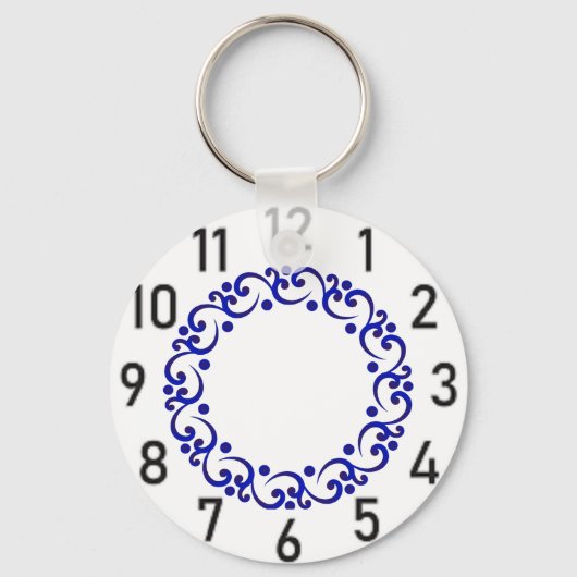 Uhr Schlüsselanhänger (Vorderseite)