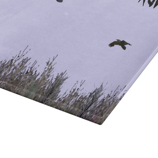 Uhr Schneidebrett (Ecke)