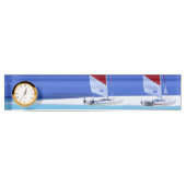 Uhr-Schreibtisch-Nummernschild Namensplakette (Vorderseite)