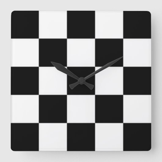 Uhr schwarz/weiß (Vorderseite)
