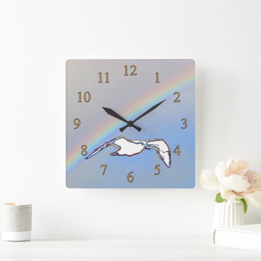 Uhr - Seagull mit Rainbow Highlights (Zuhause)