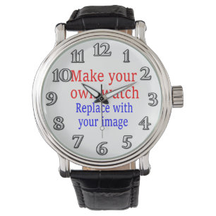 Uhr-Skala-Zahlen Armbanduhr