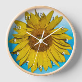 Uhr - Sonnenblume (Vorderseite)