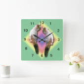 Uhr - Spiegelkatzenjacke (Zuhause)