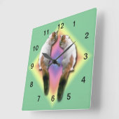 Uhr - Spiegelkatzenjacke (Winkel)