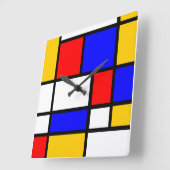 Uhr Stil Mondrian (Winkel)