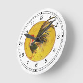Uhr - Sun und Rooster (Winkel)