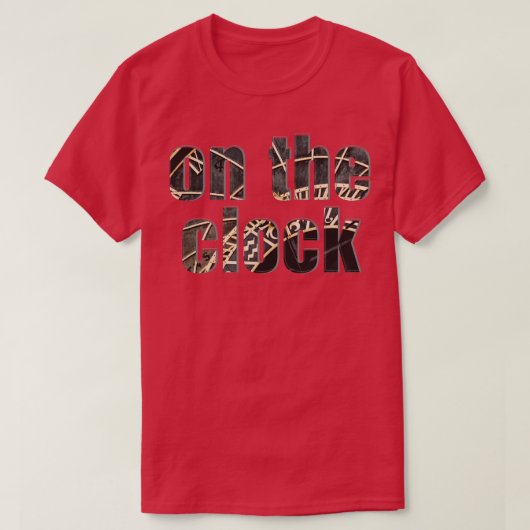 Uhr T-Shirt (Design vorne)