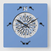 Uhr - Taucher und Kompass (Vorderseite)