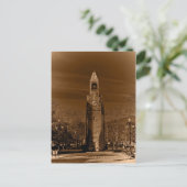 Uhr Tower Corny Postkarte (Stehend Vorderseite)