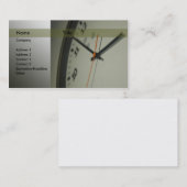 Uhr Visitenkarte (Vorne/Hinten)