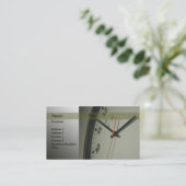 Uhr Visitenkarte (Stehend Vorderseite)