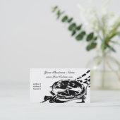 Uhr-Visitenkarte Visitenkarte (Stehend Vorderseite)