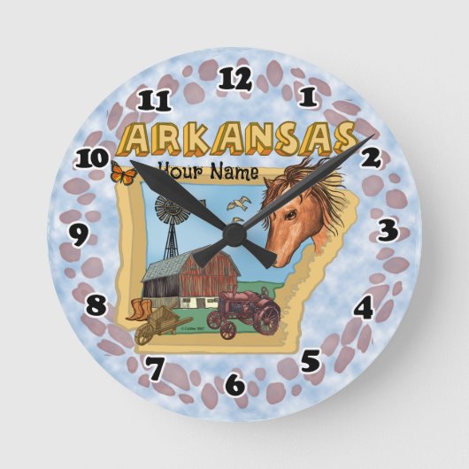 Uhr von Arkansas (Vorderseite)